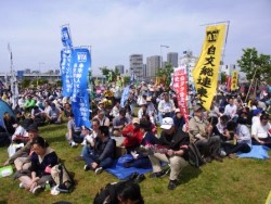 ５万5000人が結集＝５月３日、江東区有明